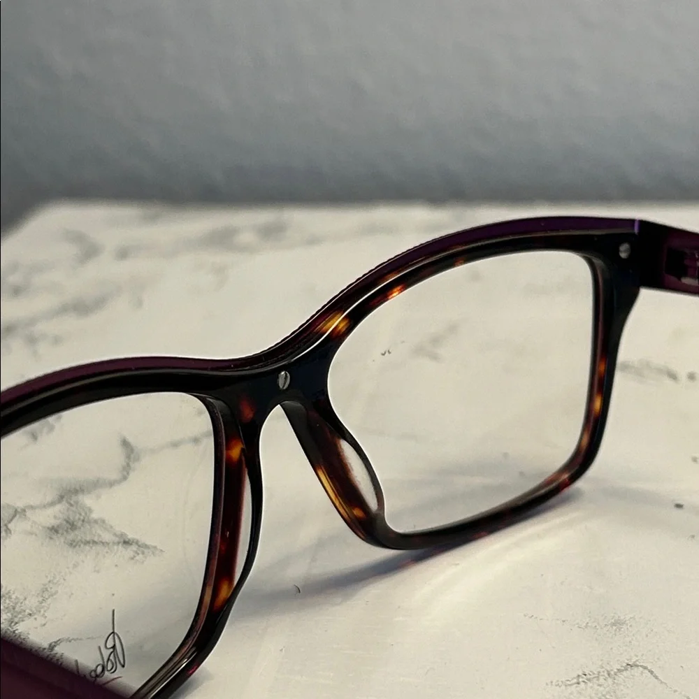 Roberto Cavalli Burgundy and Tortoiseshell Glasses Scratches